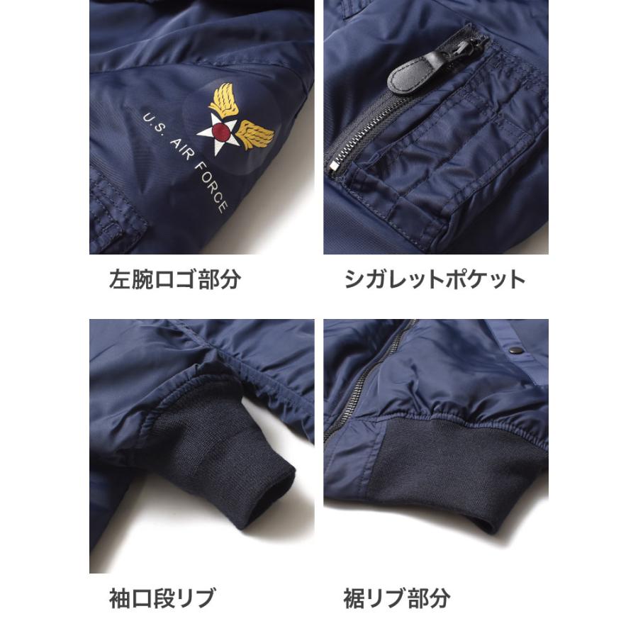 フライトジャケット アウター メンズ 大きいサイズ 秋 冬 おしゃれ アメカジ 30代 40代 50代 60代｜junmall｜16