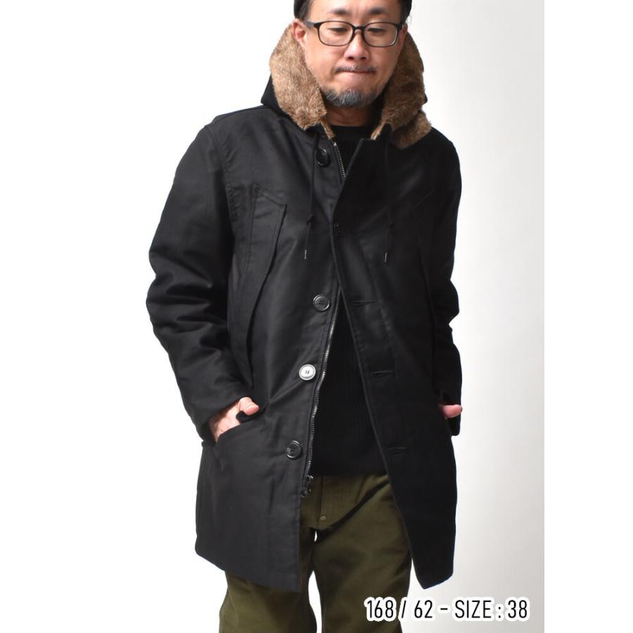 ミリタリーコート デッキコート メンズ 日本製 中綿 大きいサイズ おしゃれ アメカジ 30代 40代 50代 60代の画像