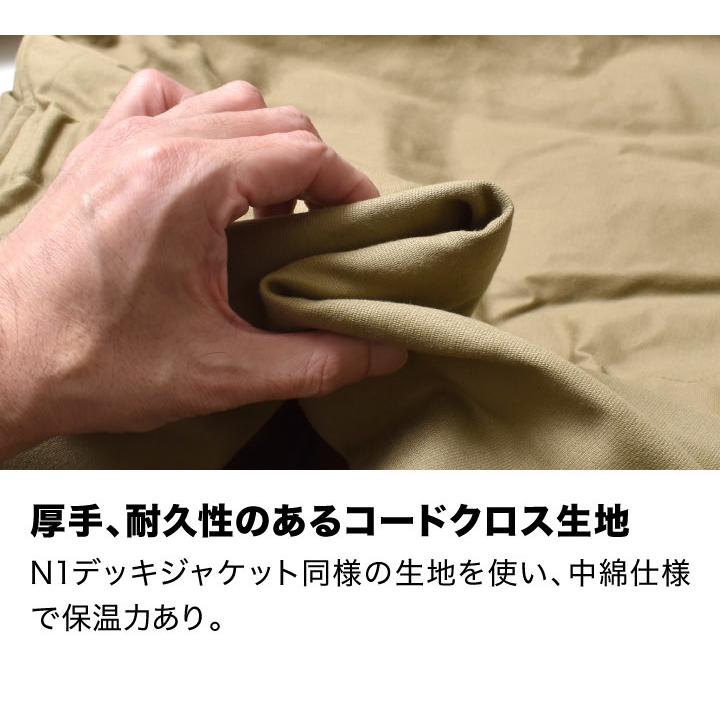 ミリタリーコート デッキコート メンズ 日本製 中綿 大きいサイズ おしゃれ アメカジ 30代 40代 50代 60代の画像