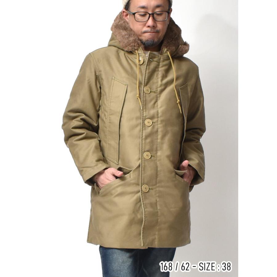 ミリタリーコート デッキコート メンズ 日本製 中綿 大きいサイズ おしゃれ アメカジ 30代 40代 50代 60代の画像