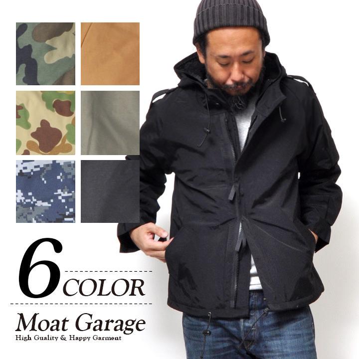 HOUSTON（ヒューストン） ミリタリージャケット メンズ 防寒 コーデ