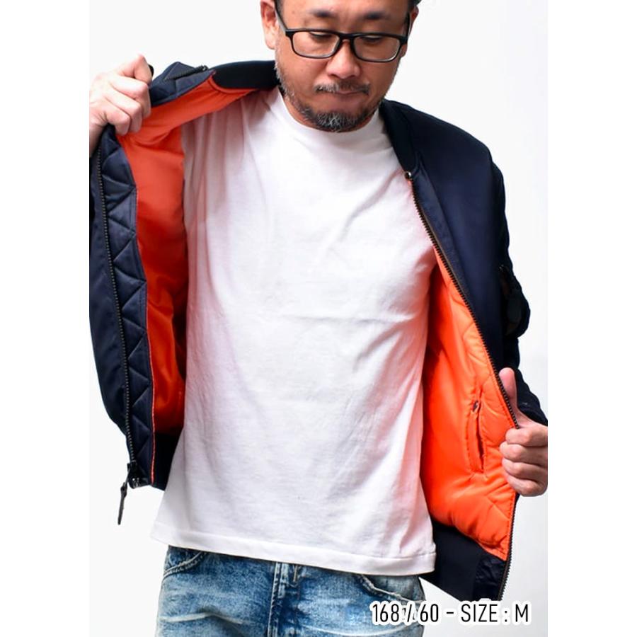 HOUSTON（ヒューストン） MA1 メンズ 大きいサイズ フライトジャケット