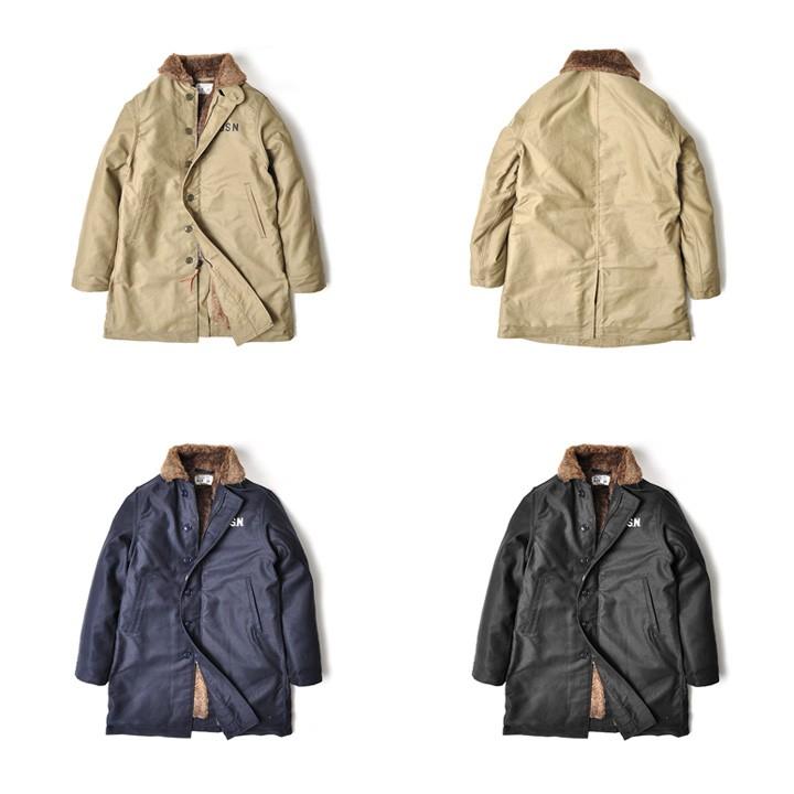 HOUSTON（ヒューストン） N-1 デッキジャケット ロングコート メンズ