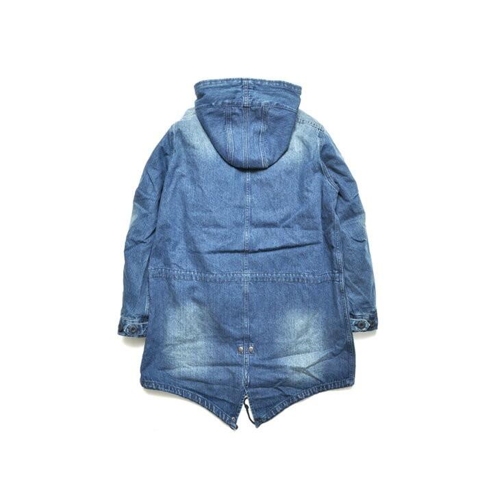 HOUSTON（ヒューストン） モッズコート メンズ 大きいサイズ デニム