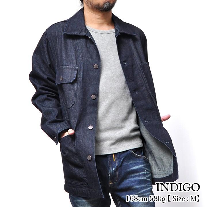 HOUSTON（ヒューストン） カバーオール メンズ 大きいサイズ デニム