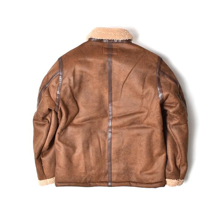 HOUSTON（ヒューストン） デッキジャケット N1 フェイクムートン