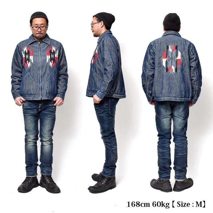 HOUSTON（ヒューストン） インディゴ コーデュロイ 刺繍ジャケット