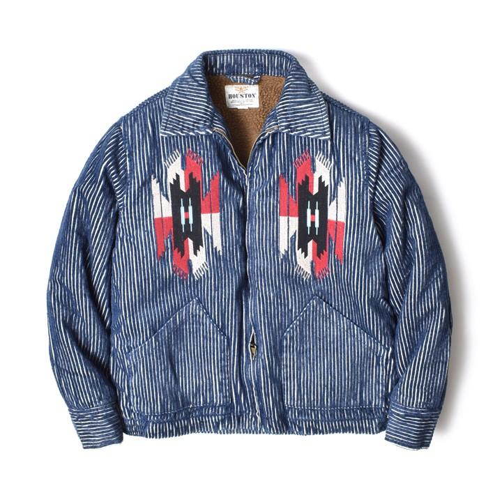 HOUSTON コーデュロイ刺繍ジャケット コーデュロイ刺繍ジャケット「TIGER」 HOUSTON 51450 ヒューストン 和