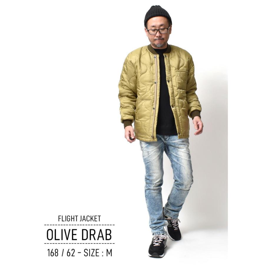 HOUSTON（ヒューストン） キルティングジャケット 中綿 メンズ