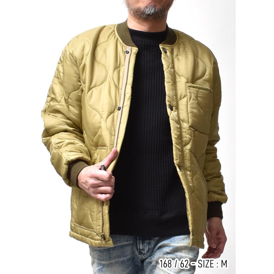 HOUSTON（ヒューストン） キルティングジャケット 中綿 メンズ