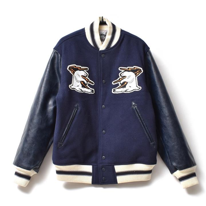 HOUSTON（ヒューストン） スタジャン メンズ 大きいサイズ ラスカ 厚手