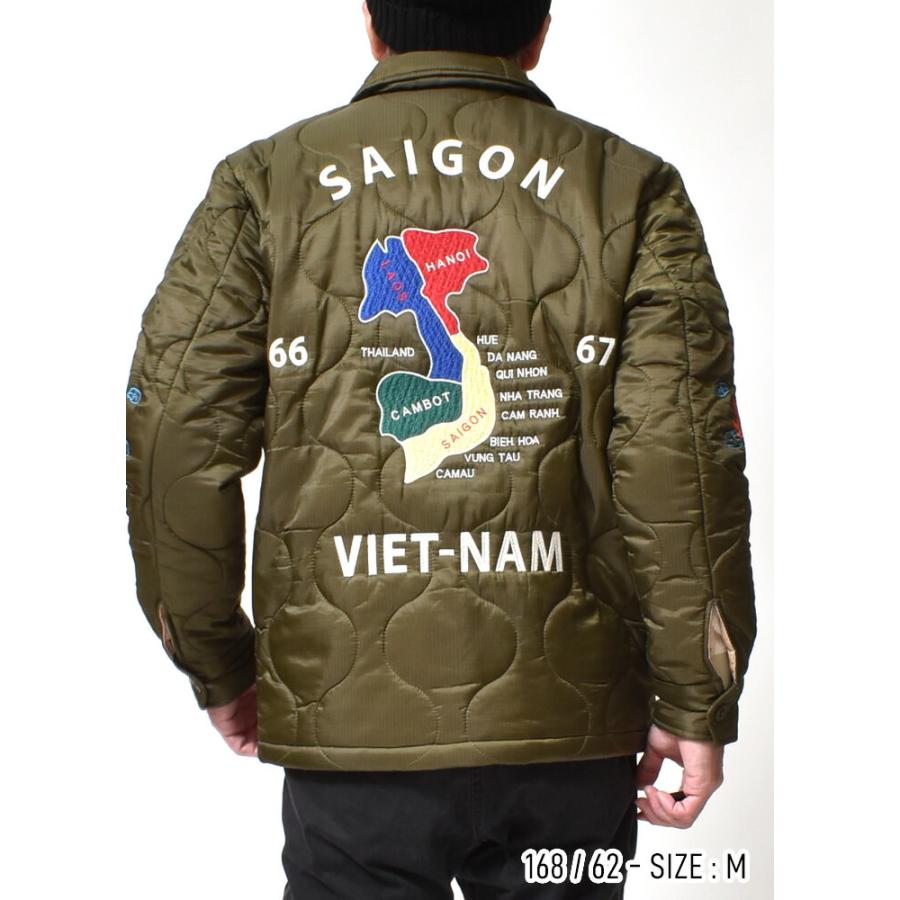 HOUSTON（ヒューストン） ベトジャン メンズ 中綿ジャケット おしゃれ