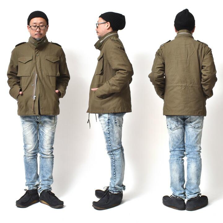 HOUSTON（ヒューストン） M65 フォールドジャケット アウター メンズ