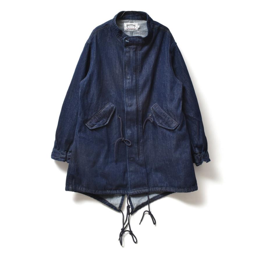 HOUSTON（ヒューストン） M-65 デニム モッズコート メンズ 大きい