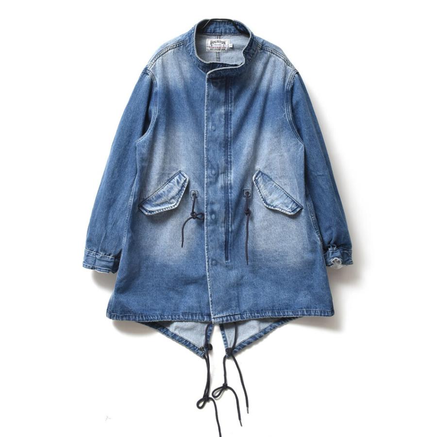 HOUSTON（ヒューストン） M-65 デニム モッズコート メンズ 大きい