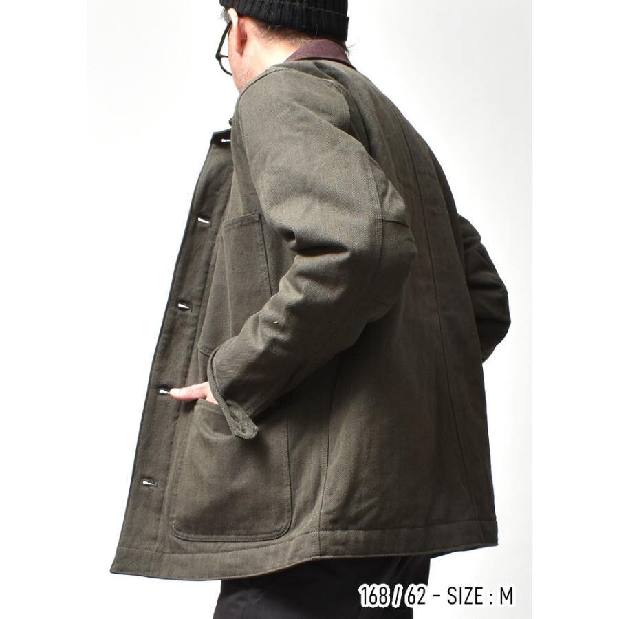 HOUSTON（ヒューストン） ヘリンボーン カバーオール ジャケット