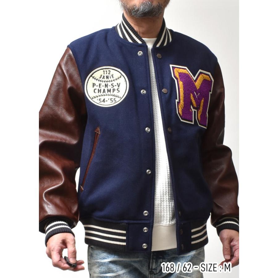 HOUSTON（ヒューストン） スタジャン メンズ 大きいサイズ スカジャン