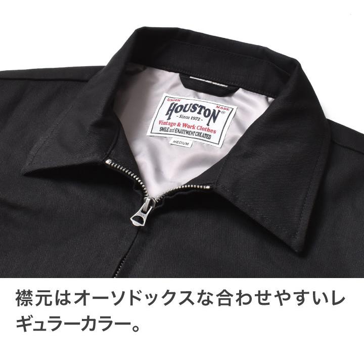 HOUSTON ブラック ベトジャン Lサイズ HOUSTON（ヒューストン） ベトジャン メンズ 刺繍 大きいサイズ