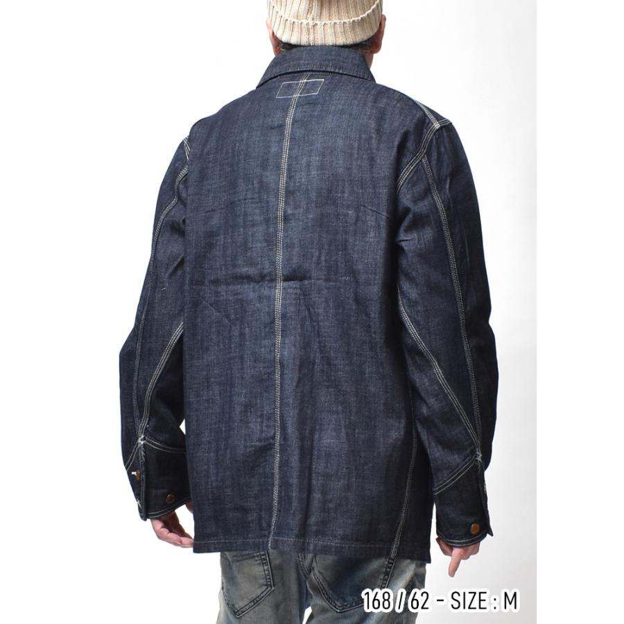 HOUSTON（ヒューストン） カバーオール デニム メンズ 大きいサイズ 春