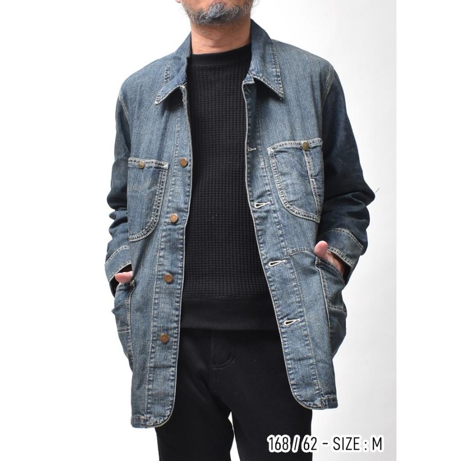 HOUSTON（ヒューストン） カバーオール デニム メンズ 大きいサイズ 春