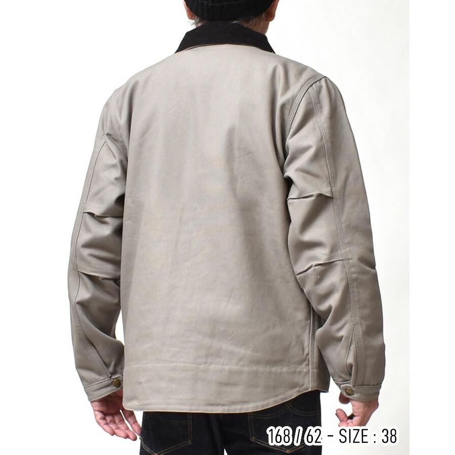 ワークジャケット メンズ アメカジ 大きいサイズ カバーオール ジップ