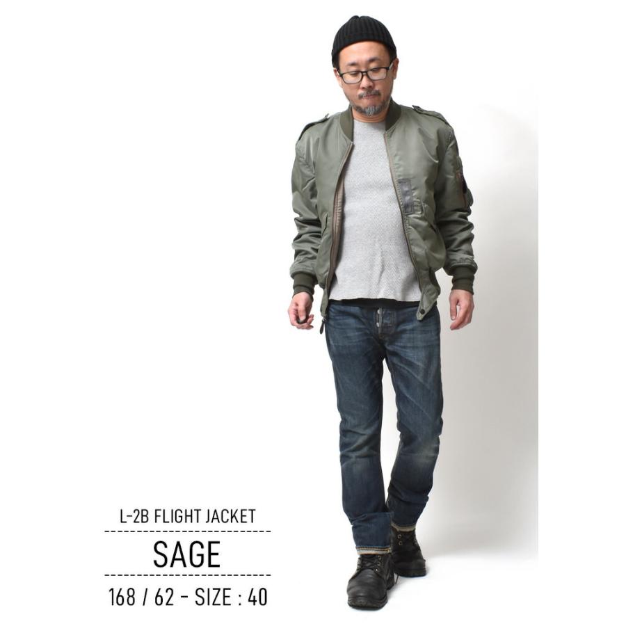 HOUSTON L-2 フライトジャケット アウター メンズ ミリタリー 春