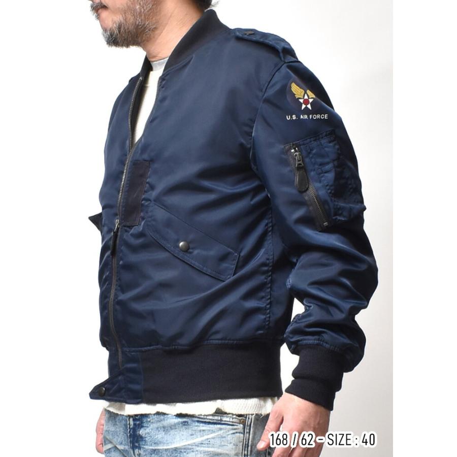 HOUSTON（ヒューストン） L-2 フライトジャケット アウター メンズ