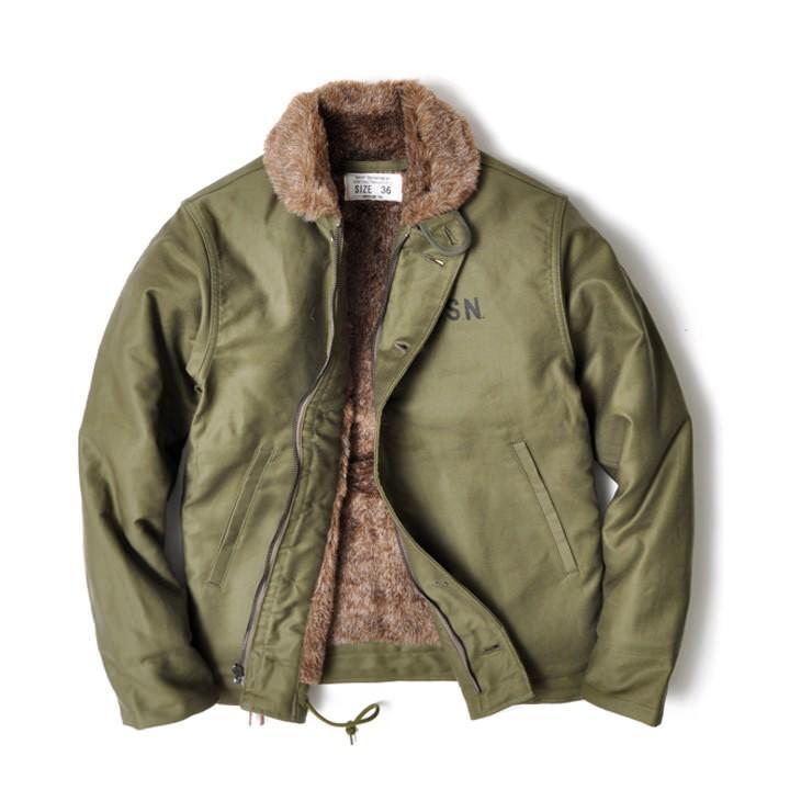 N-1デッキジャケット 着こなし ヒューストン コーデ ブランド おしゃれ アメカジ 30代 40代 50代 60代 ヒューストン アメカジ 着丈68