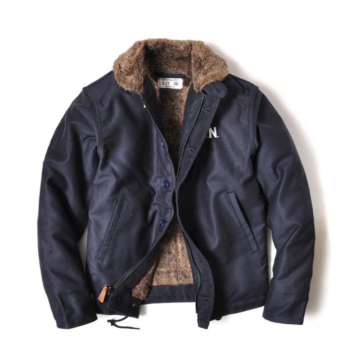 HOUSTON（ヒューストン） N-1 デッキジャケット アウター メンズ