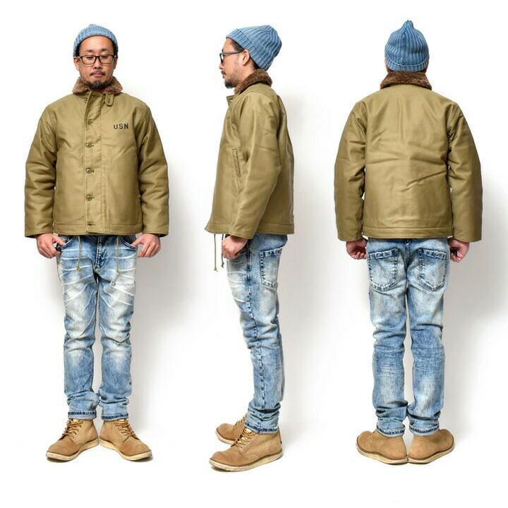 HOUSTON（ヒューストン） N-1 デッキジャケット アウター メンズ