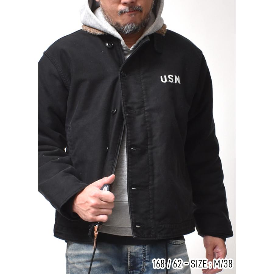 N-1デッキジャケット 着こなし ヒューストン コーデ ブランド おしゃれ アメカジ 30代 40代 50代 60代の画像