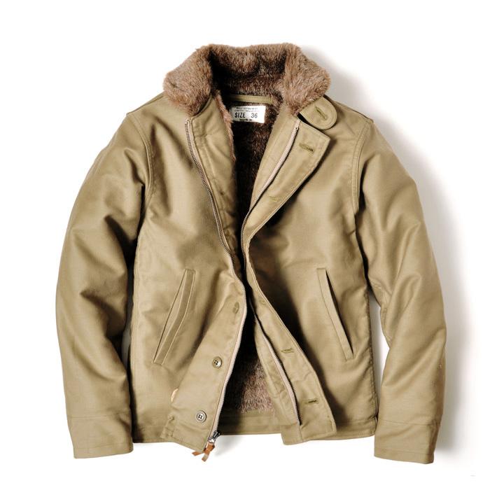 HOUSTON N-1 デッキジャケット　アメカジ　ショート丈 短丈　40サイズ HOUSTON N-1 デッキジャケット アメカジ ショート丈 短丈 40サイズ