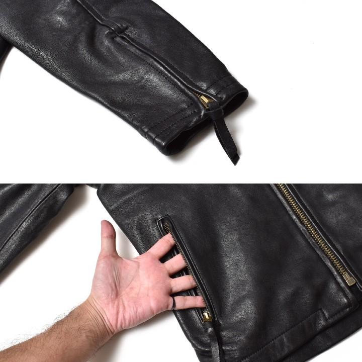 レザージャケット ライダースジャケット メンズ アメカジ 本革 秋冬の画像