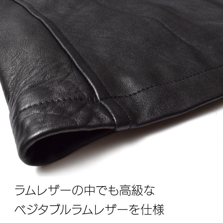 レザージャケット ライダースジャケット メンズ アメカジ 本革 秋冬の画像