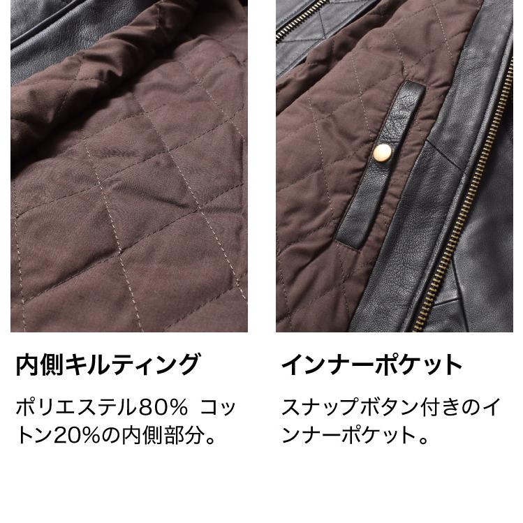 ✨極美品✨ヒューストン❣️MA-1　ライダースジャケット　M　羊革　バイクウェア HOUSTON（ヒューストン） レザー MA-1 ジャケット ミリタリー