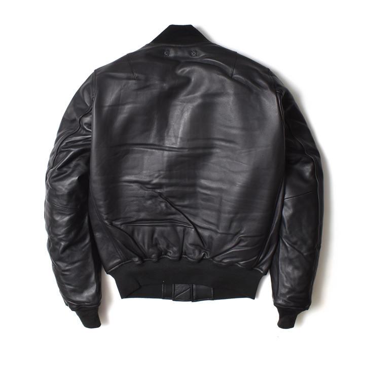 HOUSTON（ヒューストン） レザー MA-1 ジャケット ミリタリー