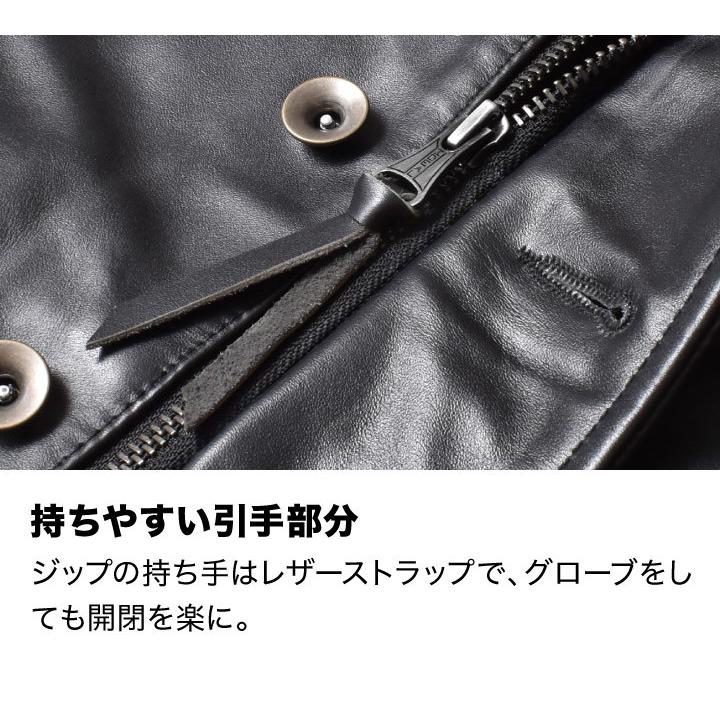 HOUSTON（ヒューストン） レザー N-1 デッキジャケット メンズ