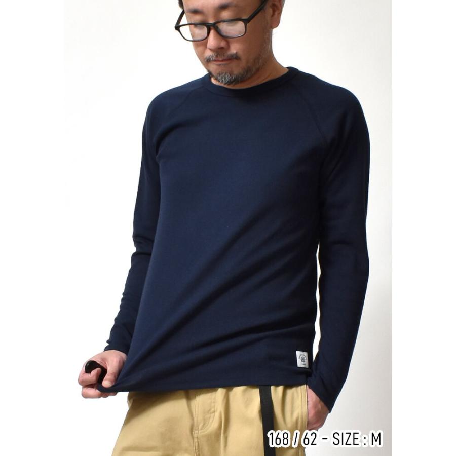 Branchworks（ブランチワークス） ロンT 無地 メンズ ストレッチ 日本 