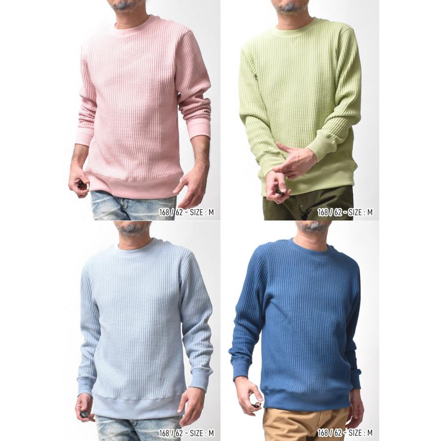 JEMORGAN サーマル 厚手 メンズ 長袖 アメカジ 無地 ワッフル JEMORGAN サーマル 厚手 メンズ 長袖 アメカジ 無地 ワッフル