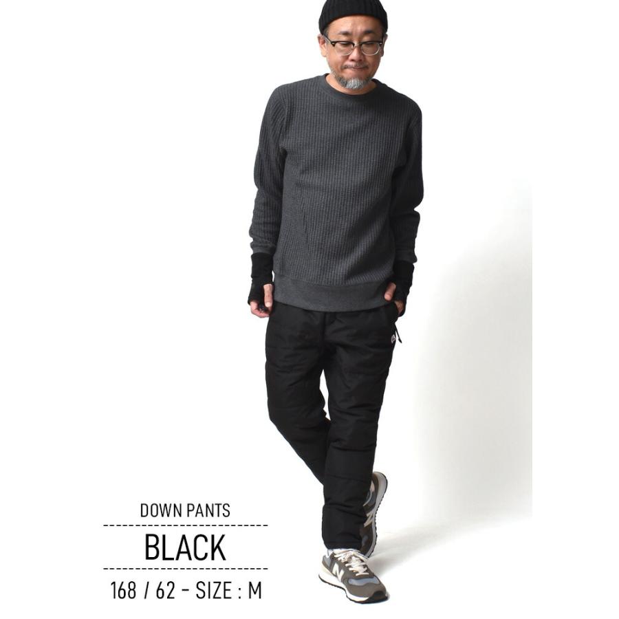 JEMORGAN（ジェーイーモーガン） ダウンパンツ 裏起毛 メンズ