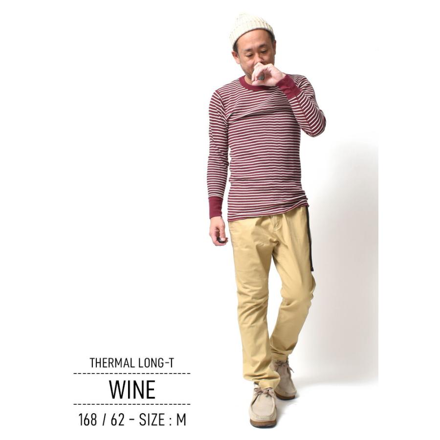 JEMORGAN（ジェーイーモーガン） ボーダー サーマル 長袖 メンズ