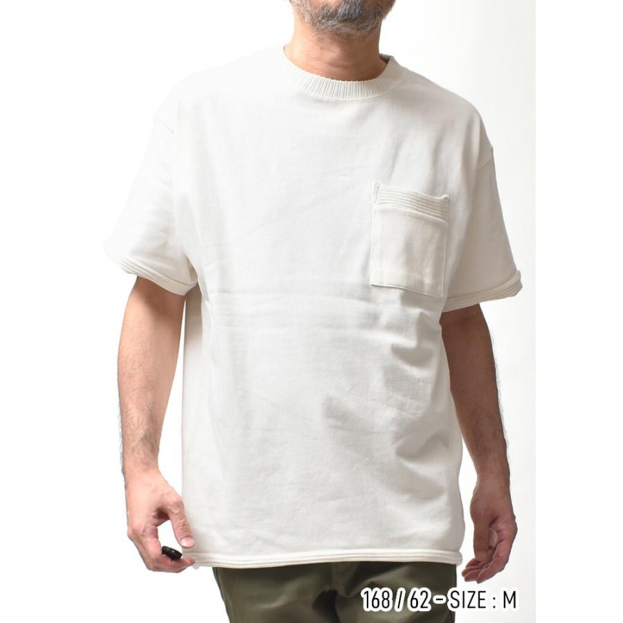 厚手 Tシャツ メンズ 大きいサイズ 無地 ブランド ポケット 身幅 広め