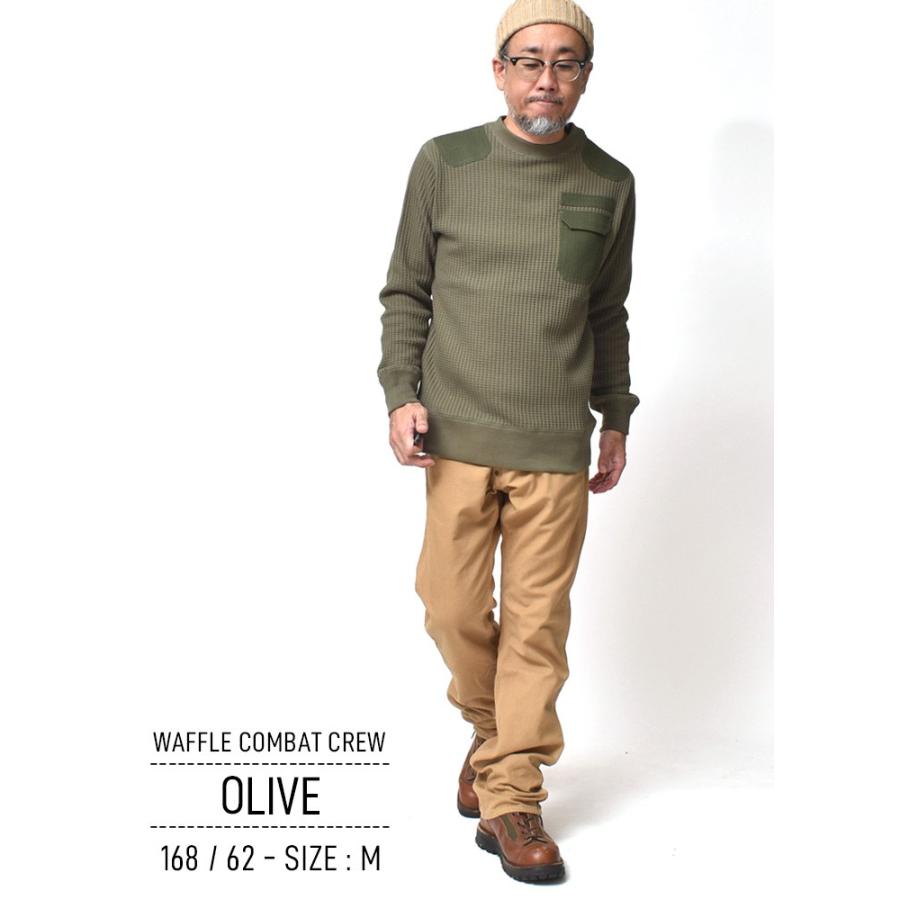 ワッフル サーマル コマンドセーター メンズ 長袖 ブランド アメカジ
