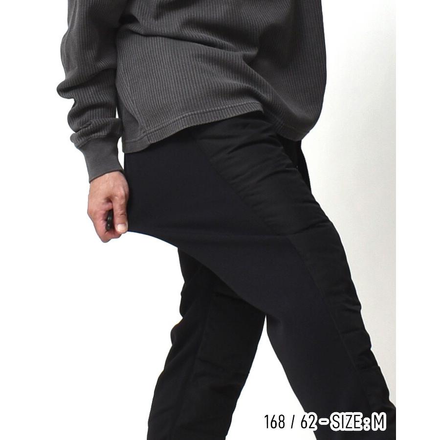 ダウンパンツ メンズ 暖かい ブラック 秋冬 防風 防寒 アメカジ