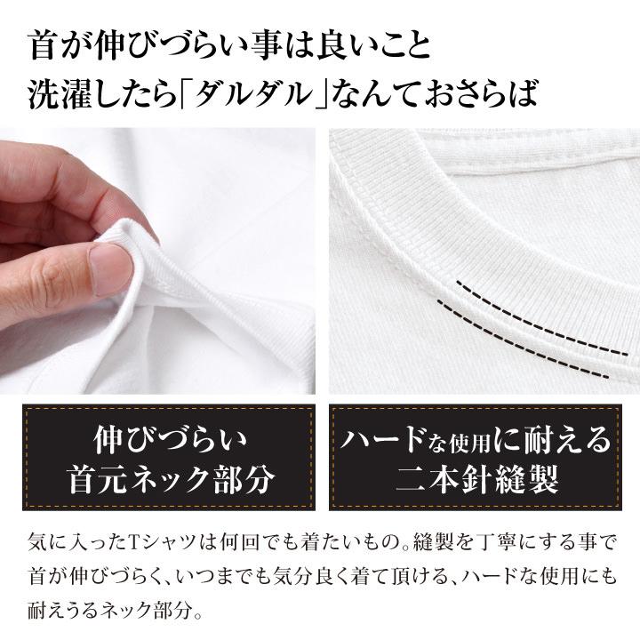 半袖Tシャツ メンズ 大きいサイズ 厚手 アメカジ 綿100% ホワイト ブラック｜junmall｜18