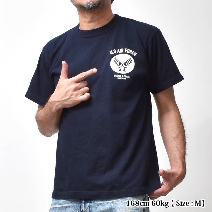 Tシャツ メンズ 半袖 エアフォース 世田谷ベース 所さん アメカジ 厚手
