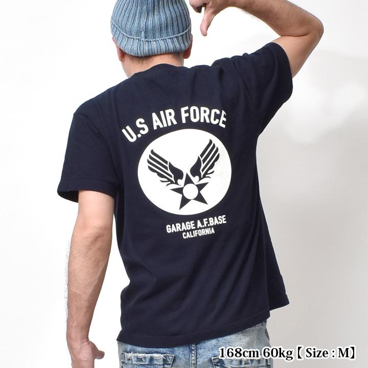 Tシャツ メンズ 半袖 エアフォース 世田谷ベース 所さん アメカジ 厚手