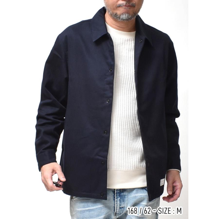 1月12日までの限定価格【美品】COACHメンズジャケット日本サイズM位 コーチジャケット 無地 厚手 アメカジ 綿100 国産 ブランド 大きい