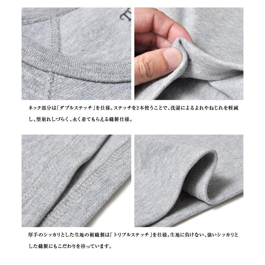 五分袖 Tシャツ メンズ インナー カットソー 無地 厚手 重ね着 アメカジ |  | 15