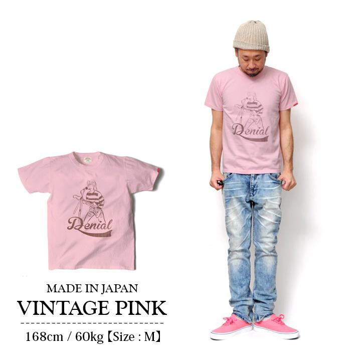 半袖 Tシャツ メンズ 厚手 日本製 綿100 アメカジ ホワイト ピンク 